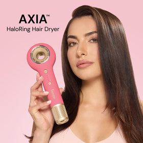 L'ANGE HAIR Axia HaloRing Ionic Hair Dryer with concentrator attachment