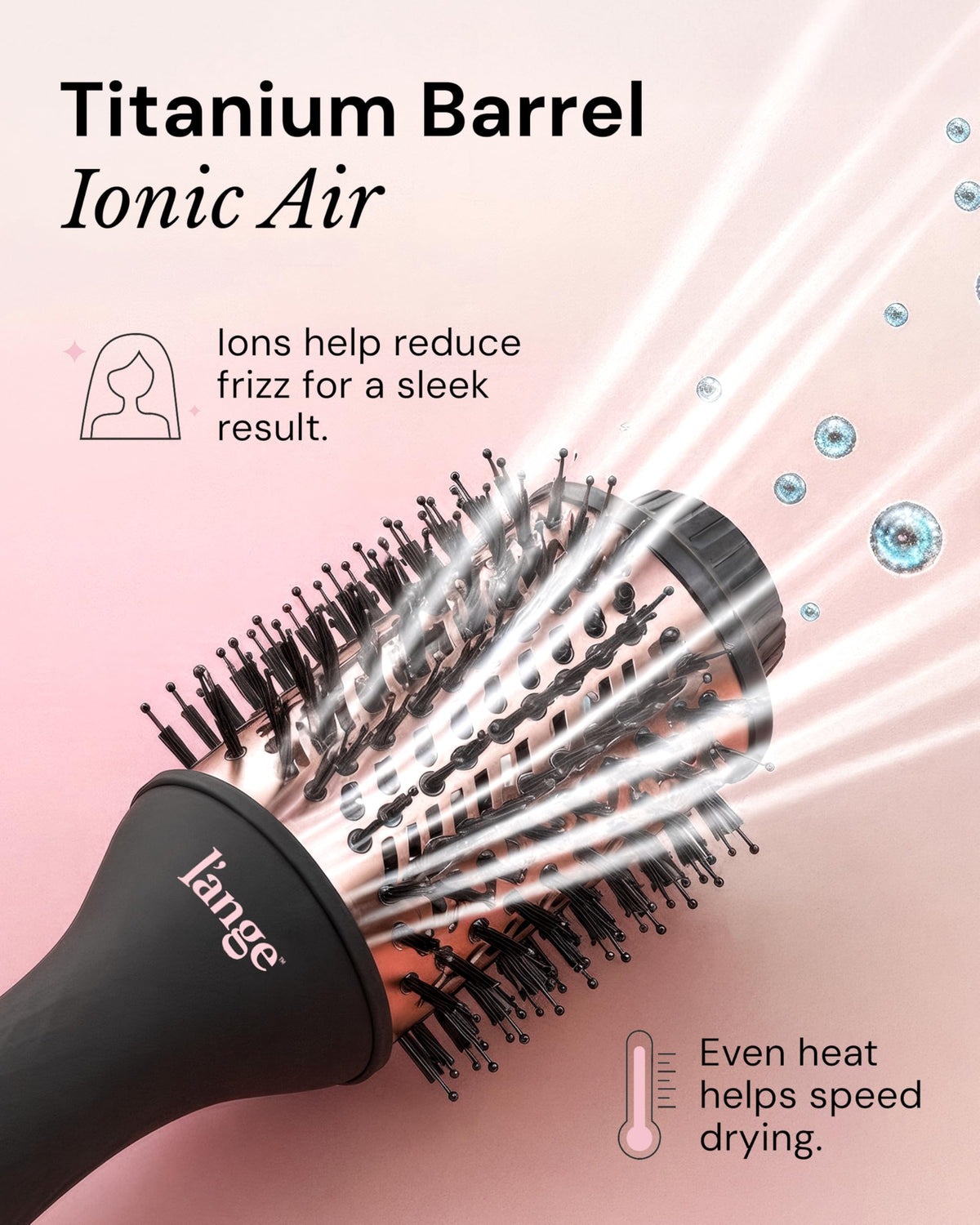L'ANGE HAIR blow dryer brush packaging