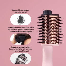 L'ANGE HAIR Brush Dryer with ergonomic twist handle