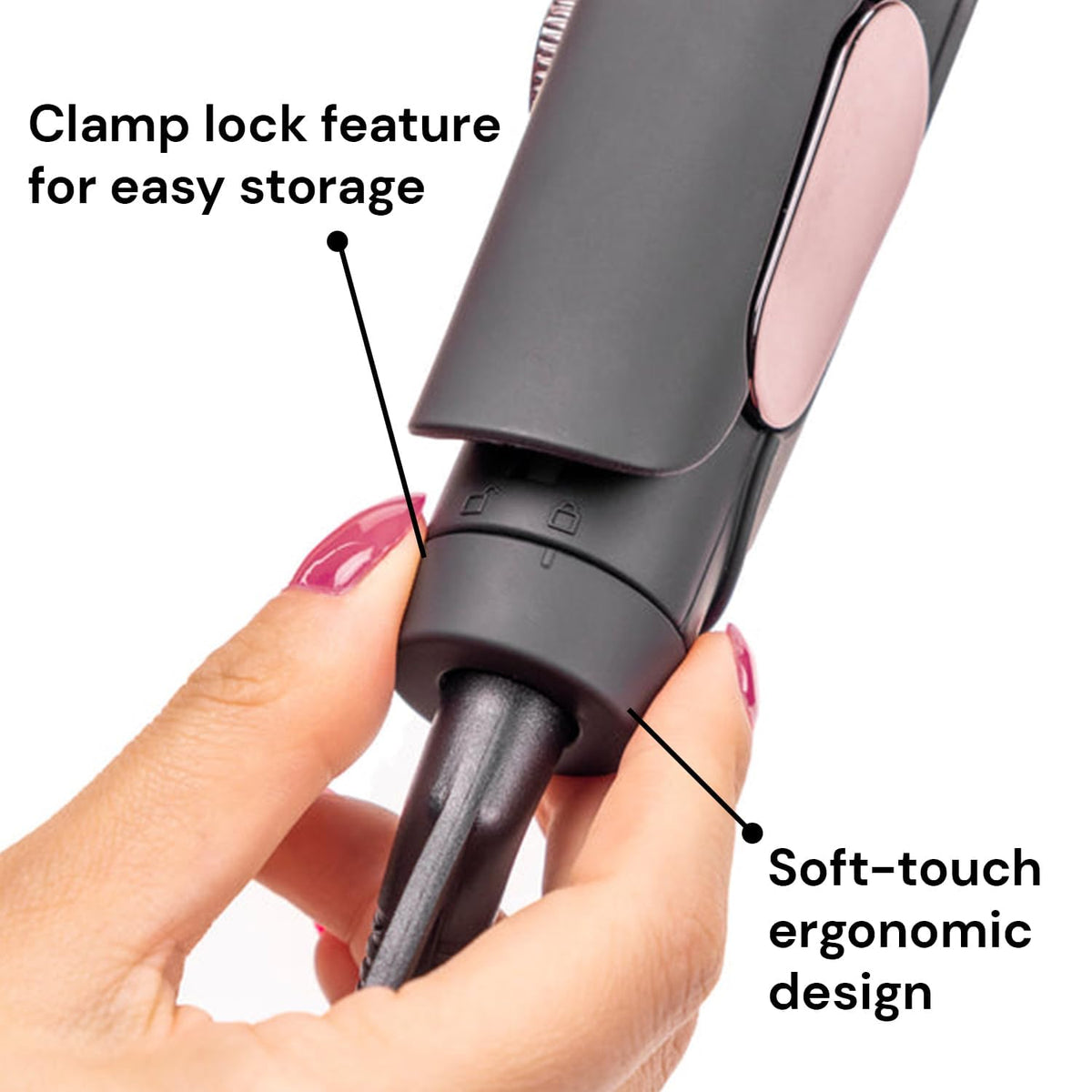 L'ANGE HAIR flat iron in travel case