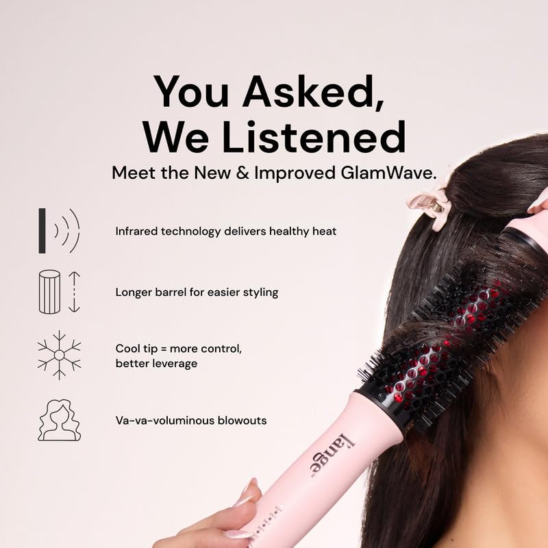 L'Ange Hair GlamWave Ionic Brush with controls