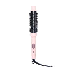 L'ANGE HAIR GlamWave Thermal Brush front view in blush