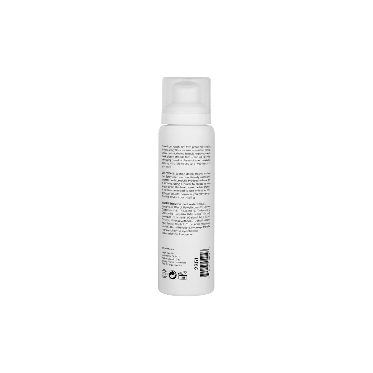 L'ANGE HAIR Glass Hair Heat Protectant Spray lifestyle scene