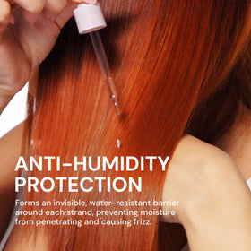 L'ANGE HAIR Glass Hair Heat Protectant Spray mist application