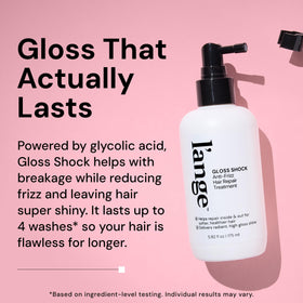 L'ANGE HAIR Gloss Shock bottle with spray nozzle