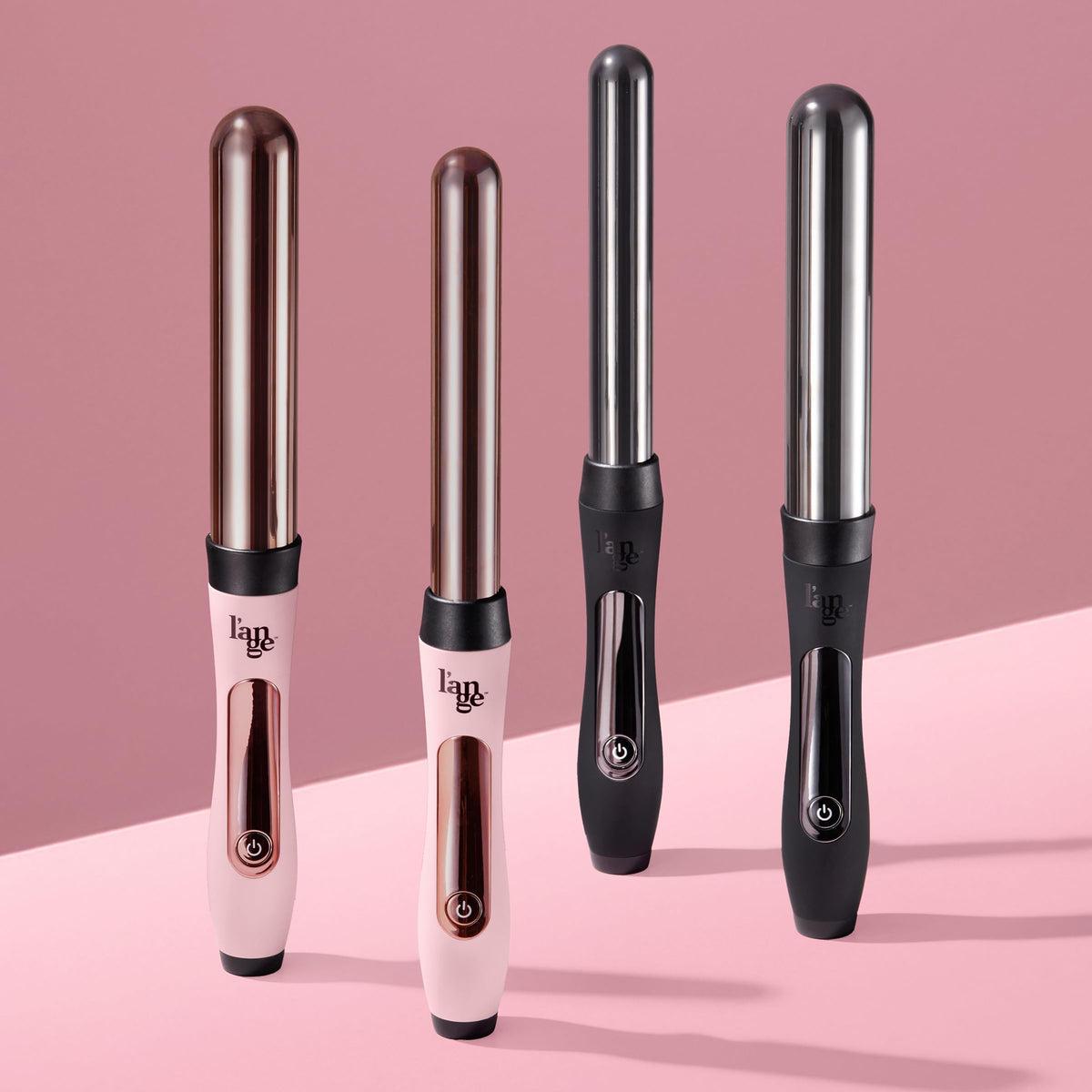 L'ANGE HAIR Le Curl 25 MM Curling Wand in use creating beachy waves