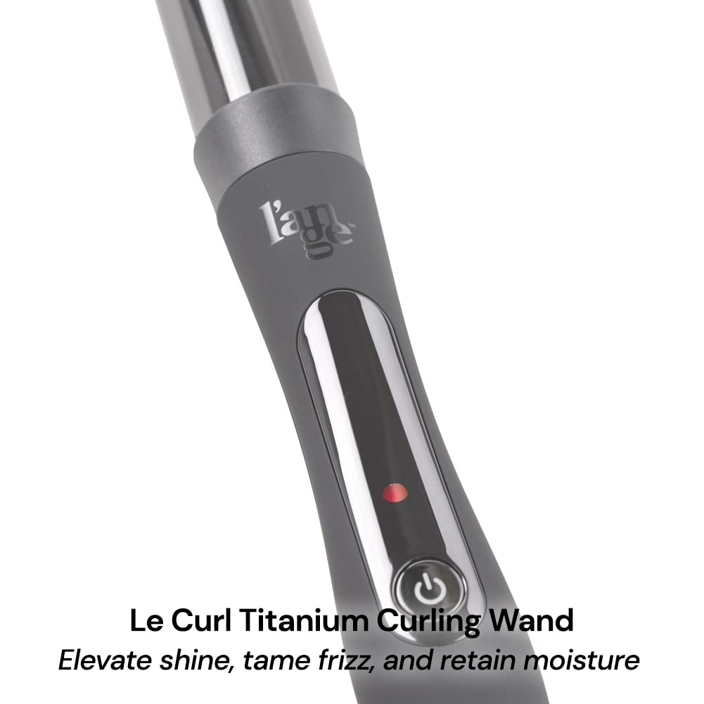L'ANGE HAIR Le Curl 32 MM Titanium Curling Wand with temperature settings