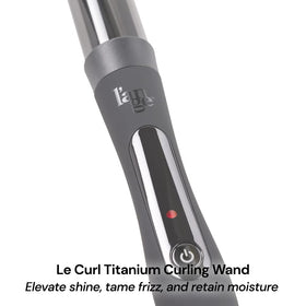 L'ANGE HAIR Le Curl 32 MM Titanium Curling Wand with temperature settings