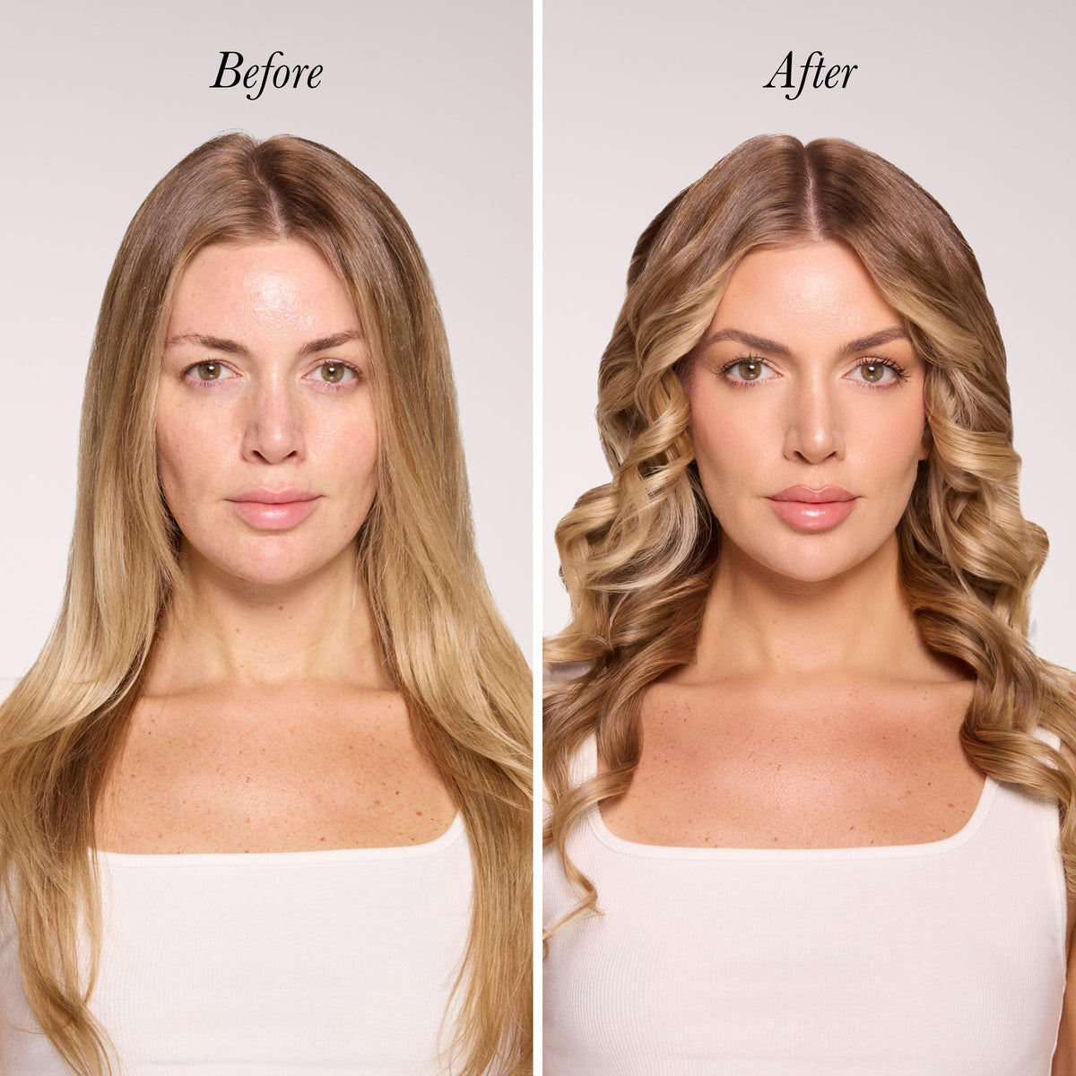 L'ANGE HAIR Le Duo 360° Airflow Styler lifestyle scene with styled hair