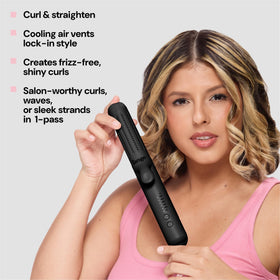 L'ANGE HAIR Le Duo 360° Airflow Styler on a bathroom countertop