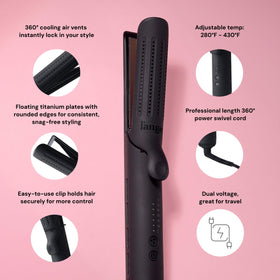 L'ANGE HAIR Le Duo 360° Airflow Styler with adjustable temperature settings