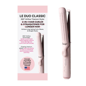 L'ANGE HAIR Le Duo Grande 360° Airflow Styler front view in blush