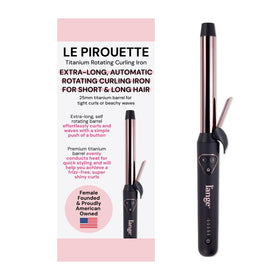 L'ANGE HAIR Le Pirouette 25MM Titanium Curling Iron front view