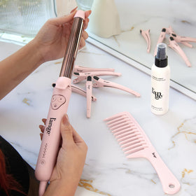 L'ANGE HAIR Le Pirouette 25MM Titanium Curling Iron packaging
