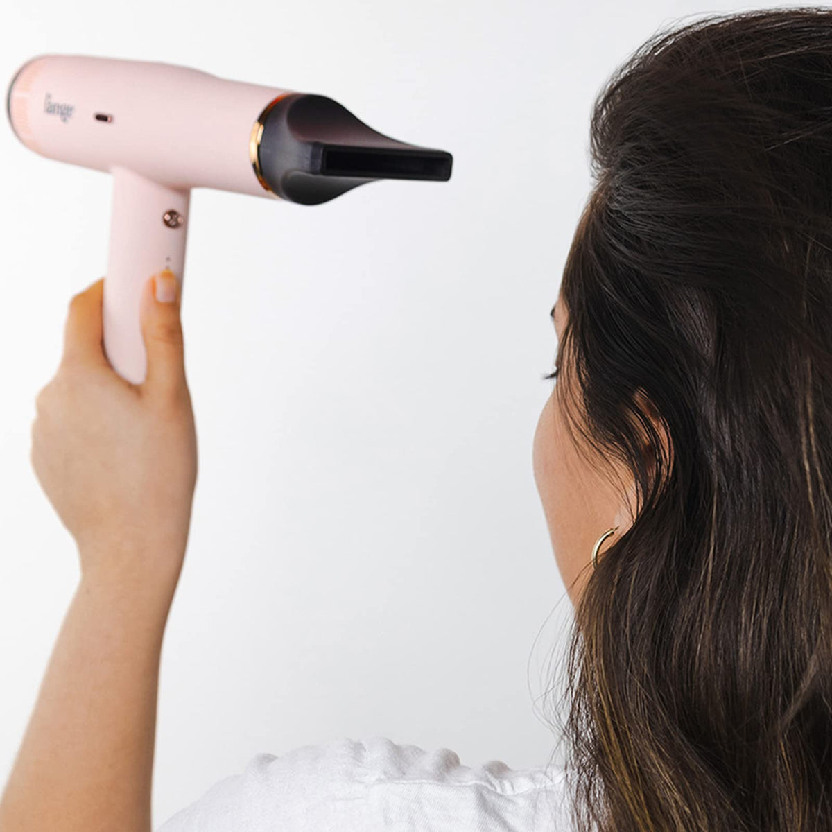 L'ANGE HAIR Le Styliste Hair Dryer back view highlighting ergonomic design