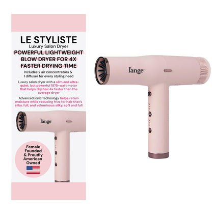 L'ANGE HAIR Le Styliste Hair Dryer front view with sleek design
