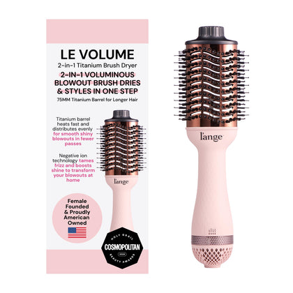 L'ANGE HAIR Le Volume 2-in-1 Blow Dryer Brush front view