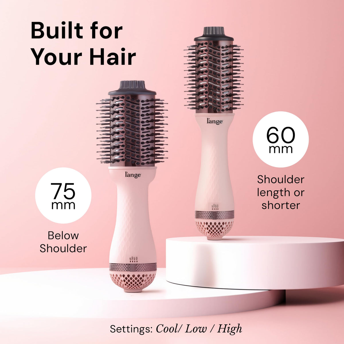 L'ANGE HAIR Le Volume 2-in-1 Blow Dryer Brush packaging