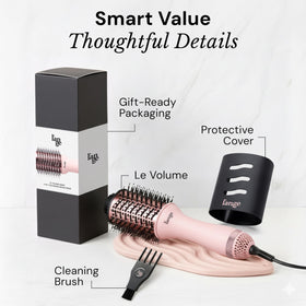 L'ANGE HAIR Le Volume 2-in-1 Blow Dryer Brush with cord