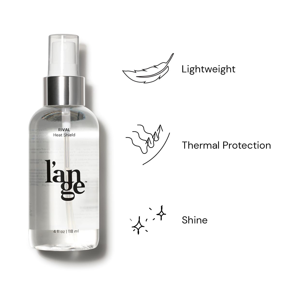 L'ANGE HAIR Rival Heat Shield spray nozzle close-up