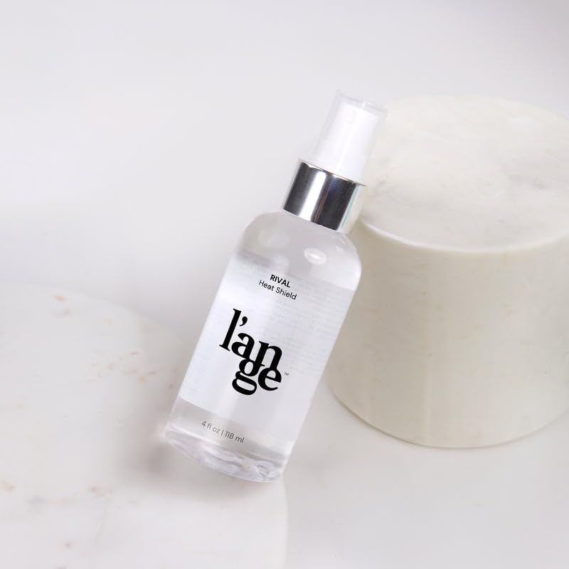 L'ANGE HAIR Rival Heat Shield with hair care products