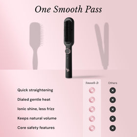 L'ANGE HAIR Smooth It brush with tangle-free swivel cord