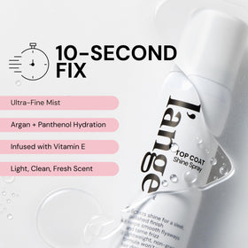 L'ANGE HAIR Top Coat Shine Spray with argan oil ingredients