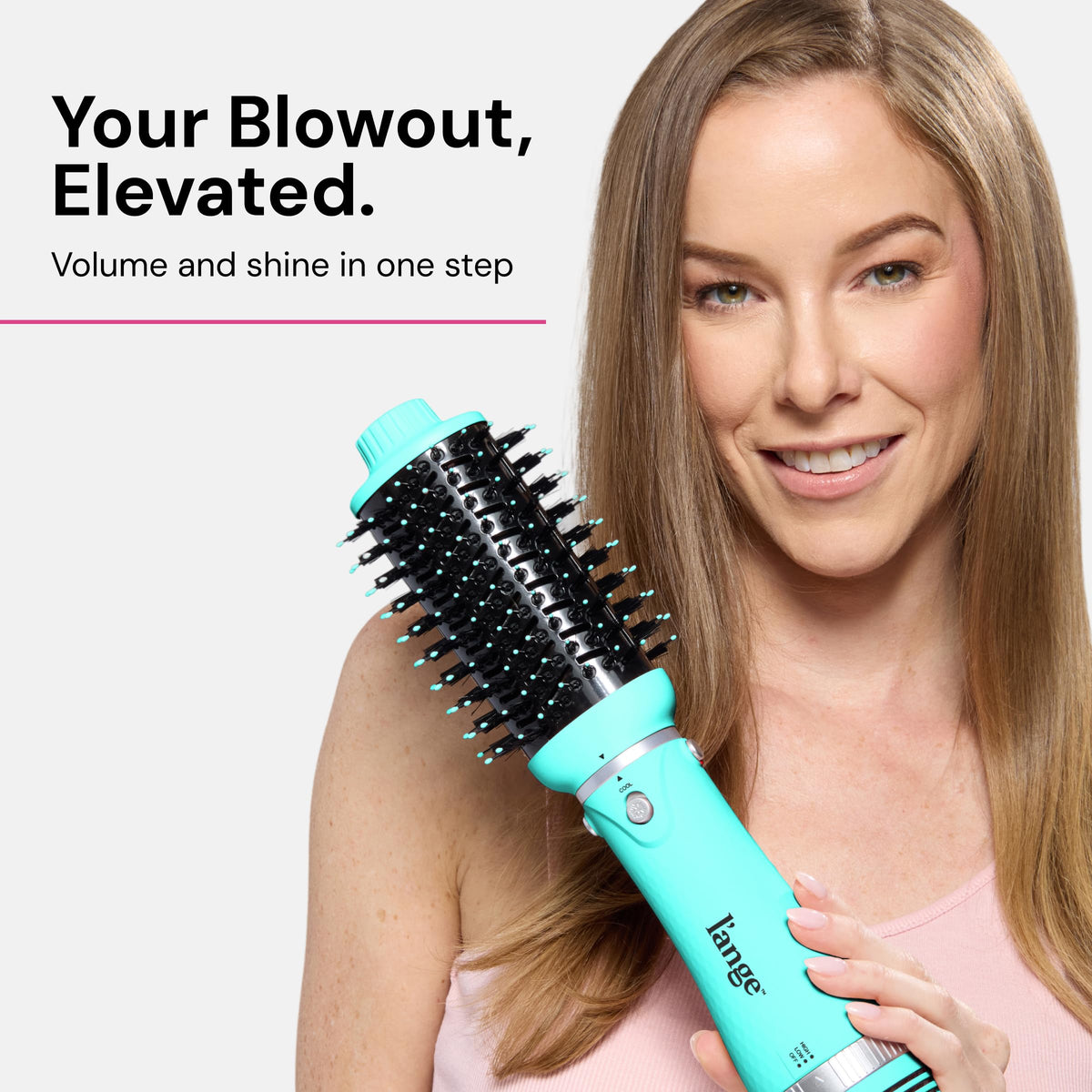 L'ANGE HAIR VolumeBoost brush dryer packaging