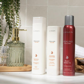 L'ANZA Root Effects Mousse bottle close-up