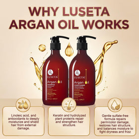 L LUSETA Argan Oil Conditioner 16.9oz front view