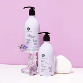 L LUSETA Biotin B-Complex Conditioner bottle close-up