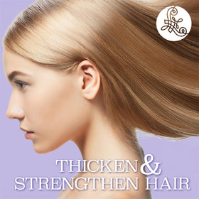 L LUSETA Biotin B-Complex Hair Growth Serum lifestyle scene