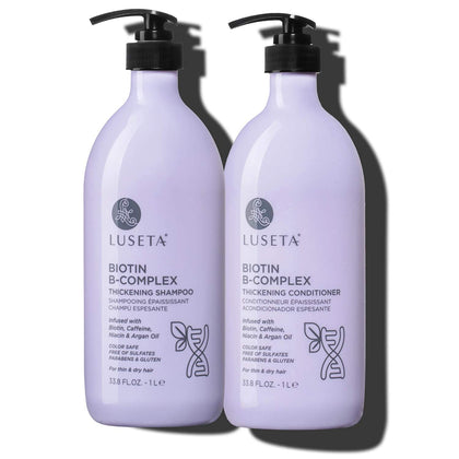 L LUSETA Biotin B-Complex Shampoo 33.8oz front view