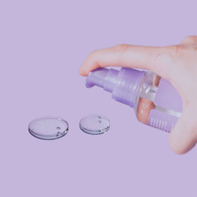 L LUSETA Biotin & Collagen Hair Oil Serum with other hair care products
