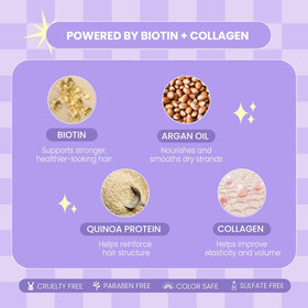 L LUSETA Biotin & Collagen Shampoo and Conditioner Set with ingredients