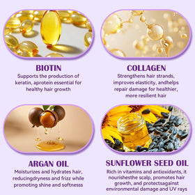 L LUSETA Biotin Conditioner texture close-up