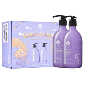 L LUSETA Biotin Shampoo and Conditioner Set front view