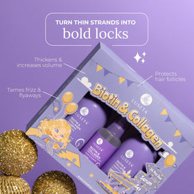 L LUSETA Biotin Trio Hair Care Set packaging
