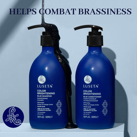 L LUSETA Blue Conditioner with fresh ingredients