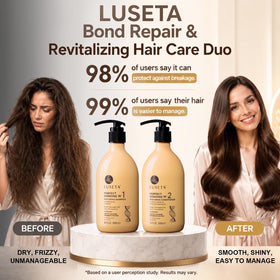 L LUSETA Bond Repair Shampoo and Conditioner set packaging