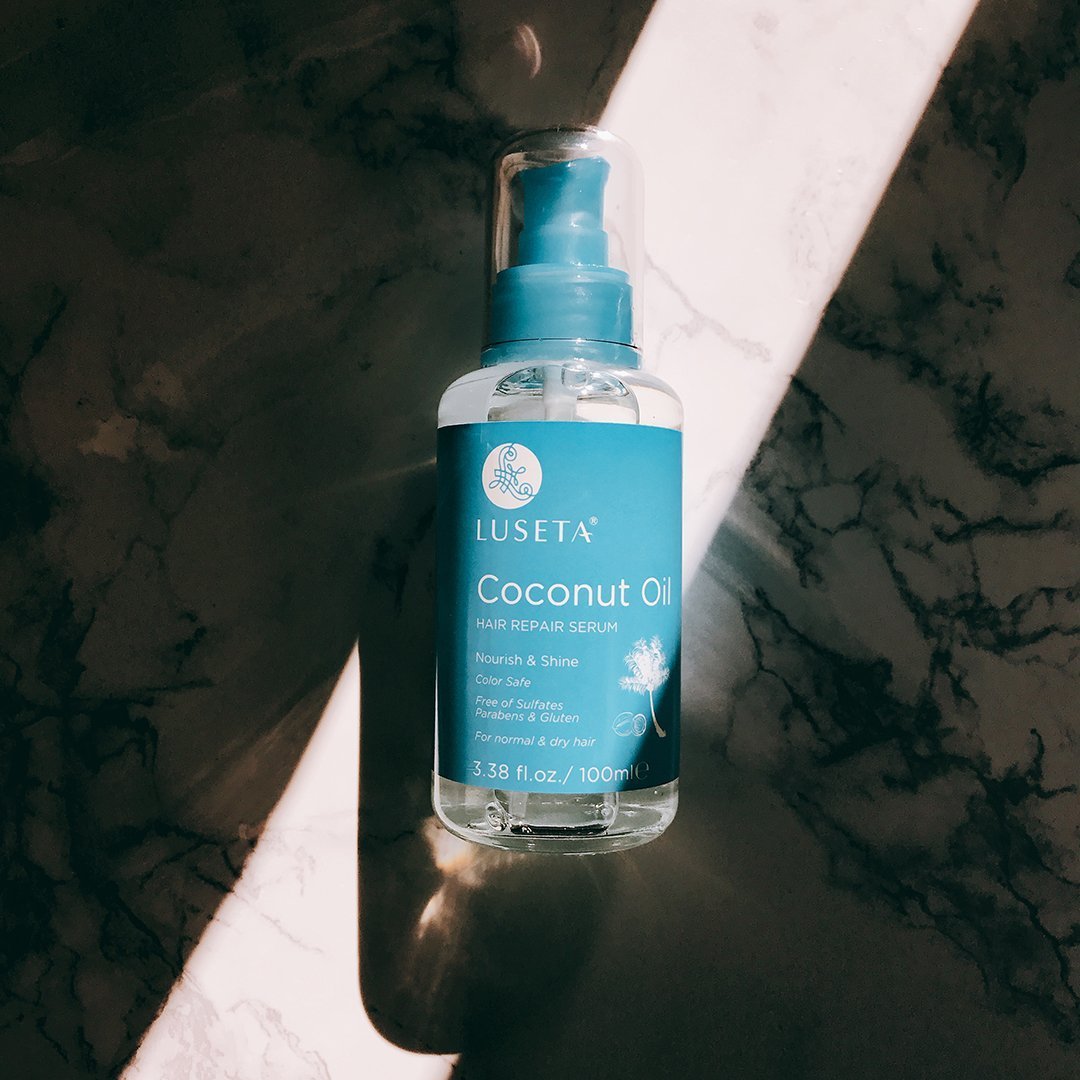 L LUSETA Coconut Milk Hair Repair Oil Serum ingredients list