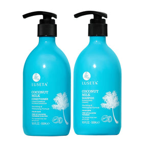L LUSETA Coconut Oil Shampoo 16.9oz front view