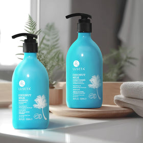 L LUSETA Coconut Oil Shampoo texture close-up