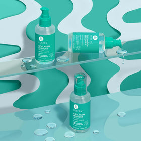 L LUSETA Collagen Peptides Hair Oil on a bathroom counter