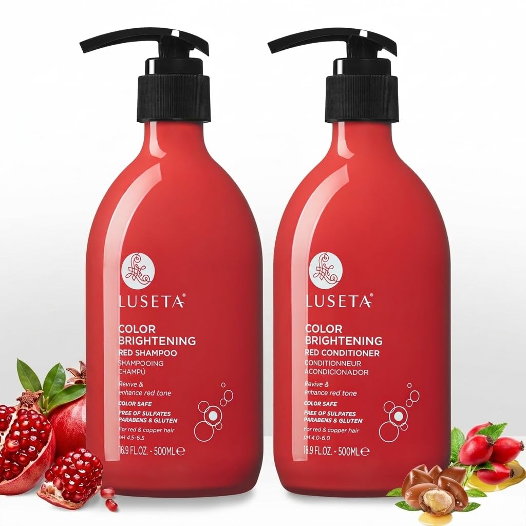 L LUSETA Color support Shampoo and Conditioner Set front view