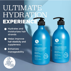 L LUSETA conditioner bottle with shea butter and avocado oil