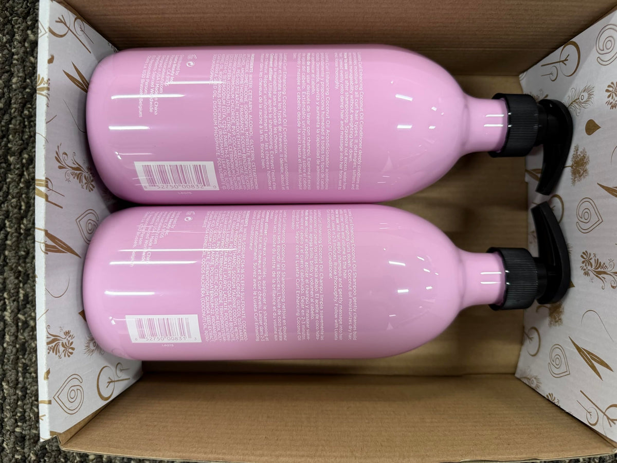 L LUSETA Curly Hair Shampoo texture close-up