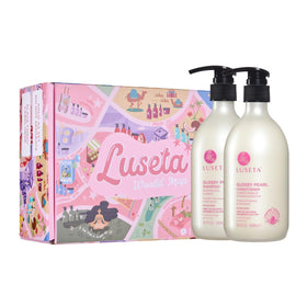 L LUSETA Glossing Pearl Shampoo and Conditioner Set front view