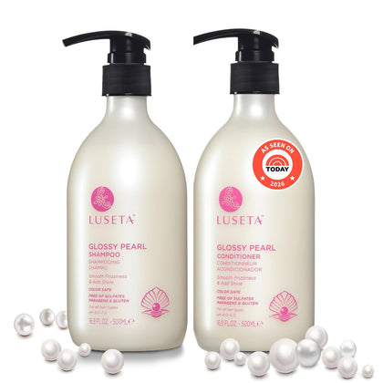 L LUSETA Glossy Pearl Shampoo 16.9oz front view