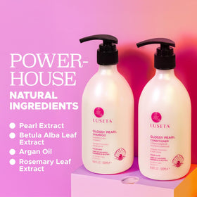 L LUSETA Glossy Pearl Shampoo texture close-up